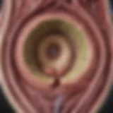 An illustration depicting the anatomy of the bile duct