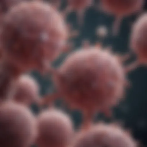 Microscopic view of GIST tumor cells