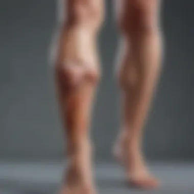 Causes of Left Leg Edema Illustration depicting various causes of edema in the left leg