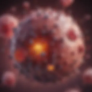 Diagram illustrating immune response mechanisms involving eosinophils