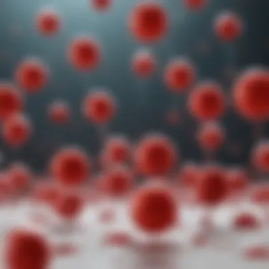 Platelet Interaction with Blood Components Graphic showing the interaction of platelets with other blood components