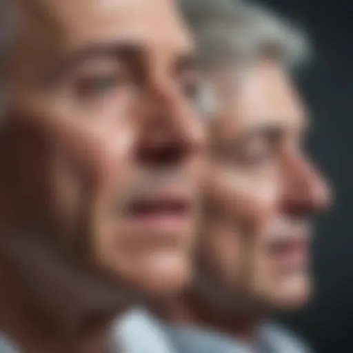 An artistic representation of emotional responses in stroke patients
