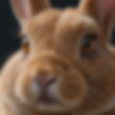 Illustration of a rabbit with healthy eyes