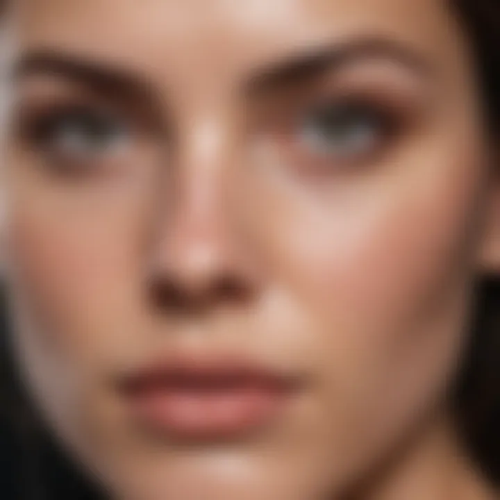 Healthy lifestyle choices impacting skin health