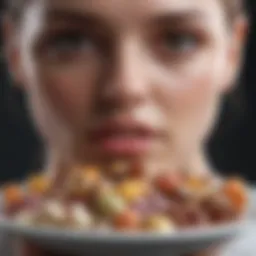 Abstract representation of biological influences on eating disorders
