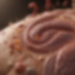 Diagram illustrating the common symptoms of IBS