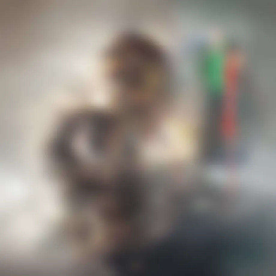 Graphical representation of uric acid production and excretion